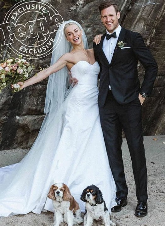 Derek Hough Marries Hayley Erbert, Julianne Hough's Ex Brooks Laich In  Wedding Party